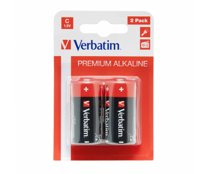 Bateria lub akumulatorek VERBATIM Premium Alkaline R14 (2 szt.) 49922